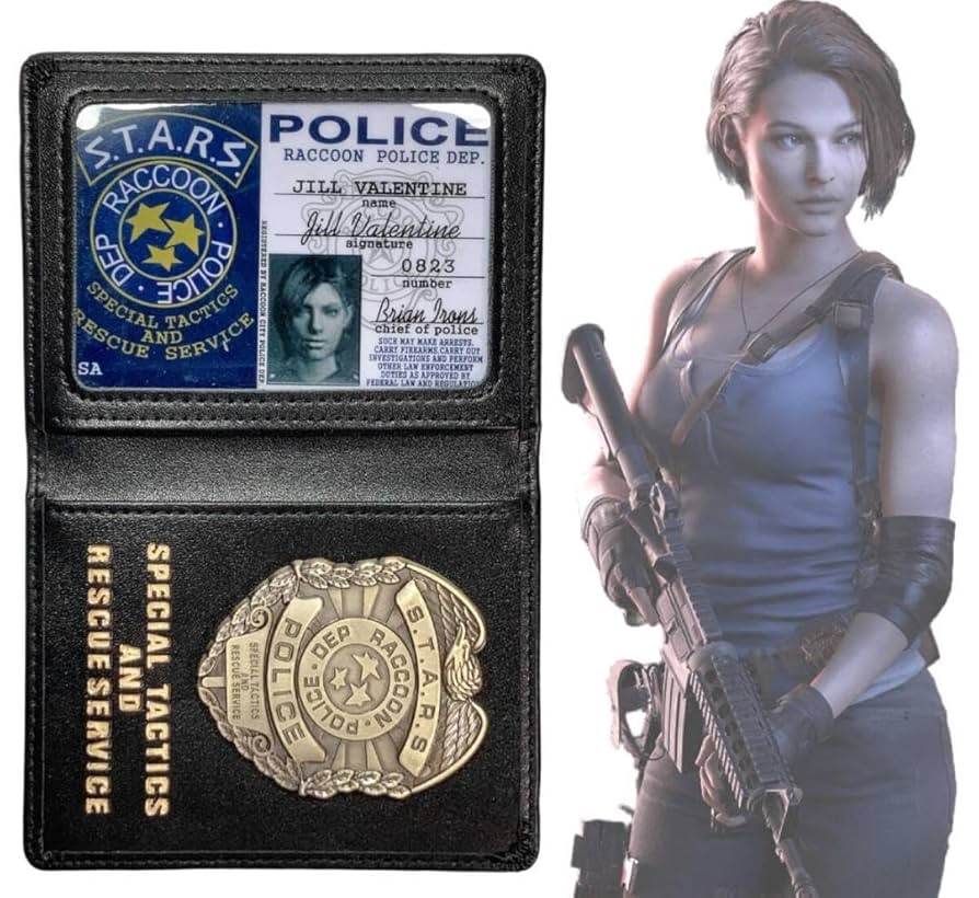 「バイオハザード　ジル・バレンタインの警察手帳　ブラック」jo-db Amazon.co.jp: 「バイオハザード ジル・バレンタインの警察手帳